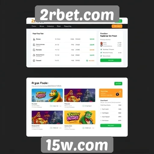 Análise da interface do usuário do 2rbet.com